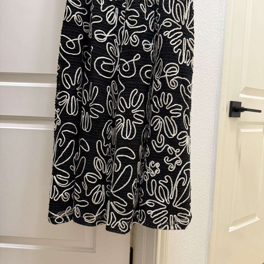 ANTONIO MELANI Black Maxi Dress Size 10 NWT Wedding Oscar De La Renta Style - Picture 14 of 16